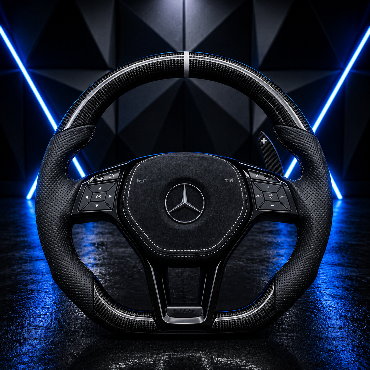Volant Mercedes-Benz Carbone & Alcantara Performance